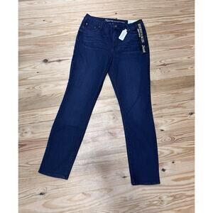 Natural Reflections Recycled Jeans High Rise Slim Leg Blue Women’s Size 12A NWT